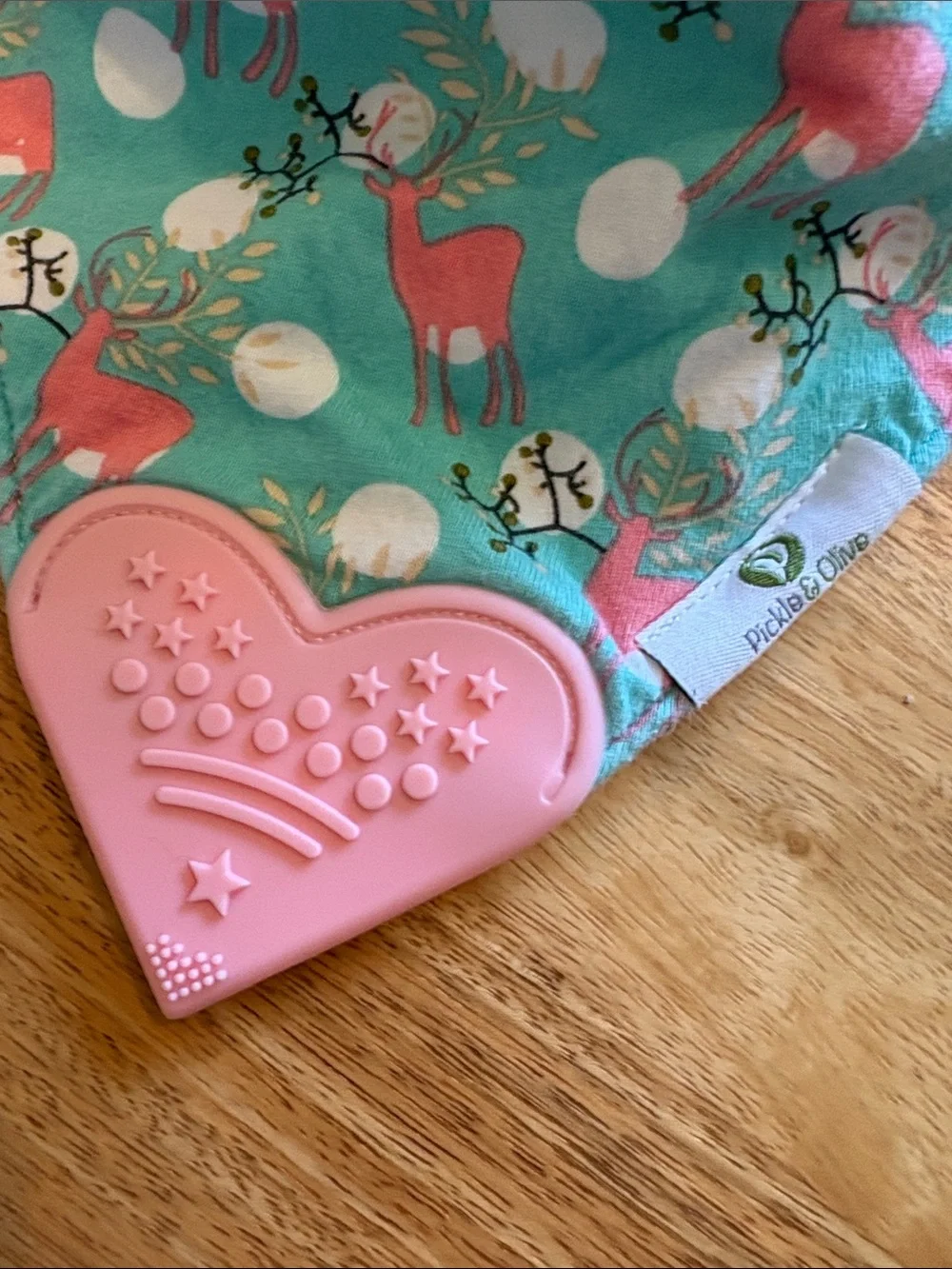 Pickle & Olive Reversible Bandana Teething Bibs.